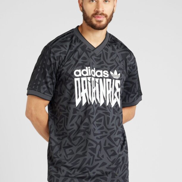 Preţ ADIDAS ORIGINALS Tricou  gri închis / negru / alb