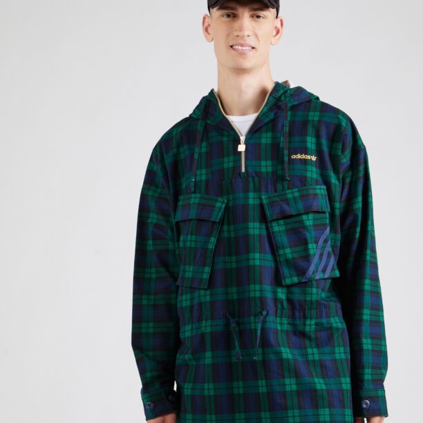 ADIDAS ORIGINALS Tricou  indigo / verde pin / verde închis