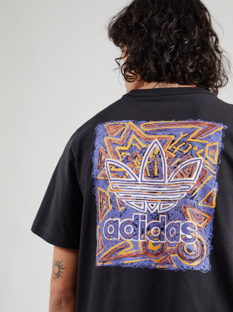 Preţ ADIDAS ORIGINALS Tricou  lila / portocaliu / negru / alb