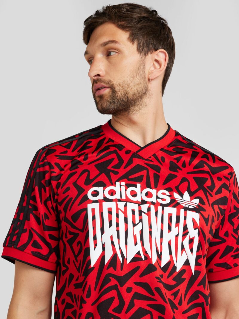 ADIDAS ORIGINALS Tricou  roșu / negru / alb preţ