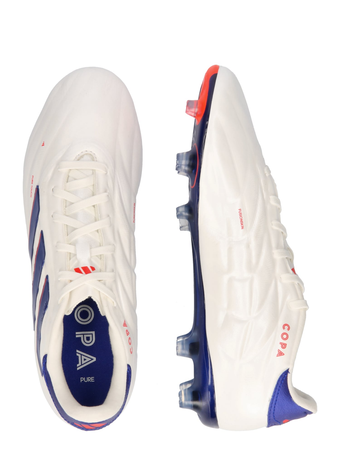 ADIDAS PERFORMANCE Ghete de fotbal 'COPA PURE 2 PRO'  bleumarin / roșu orange / alb