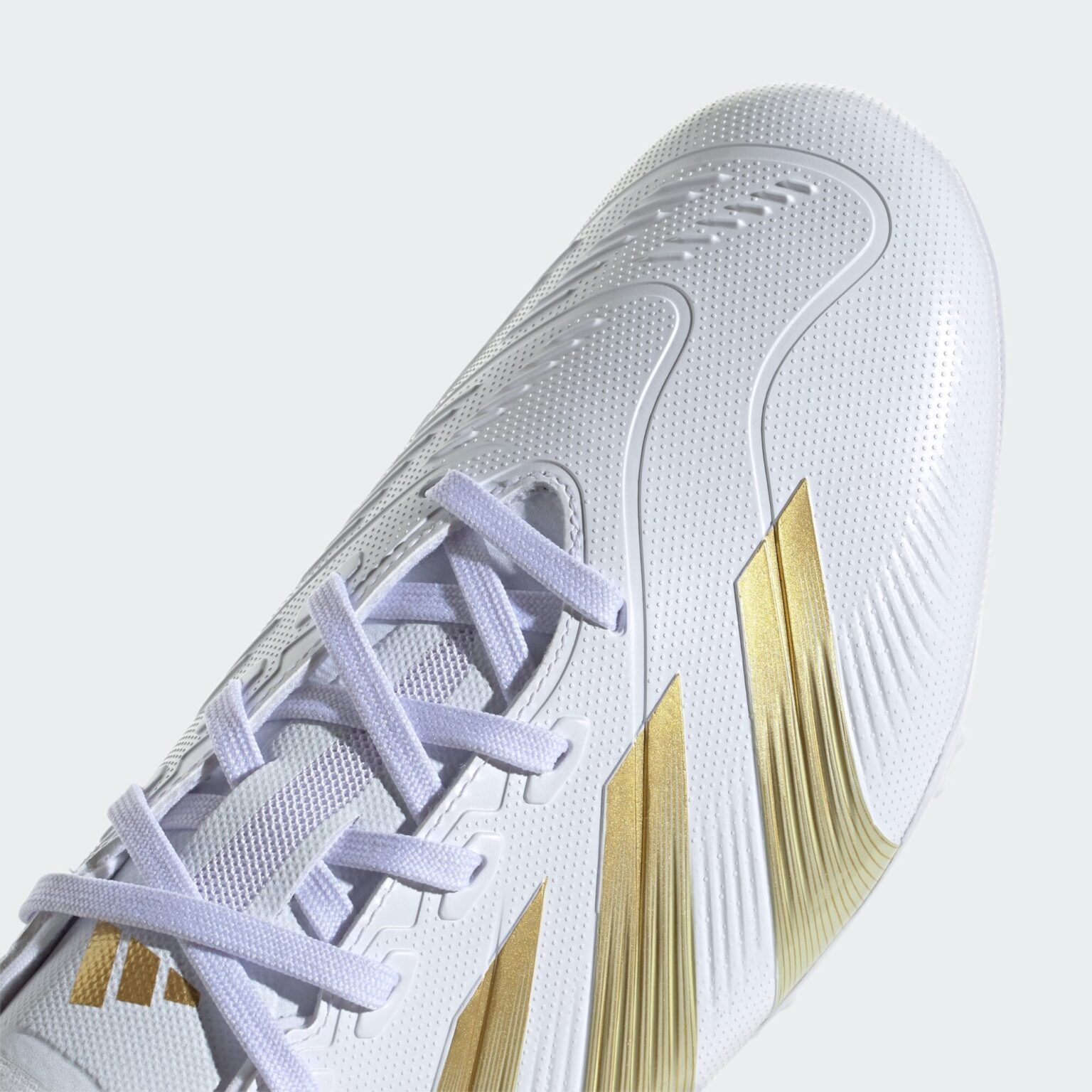 Original ADIDAS PERFORMANCE Ghete de fotbal 'Predator League'  auriu / alb