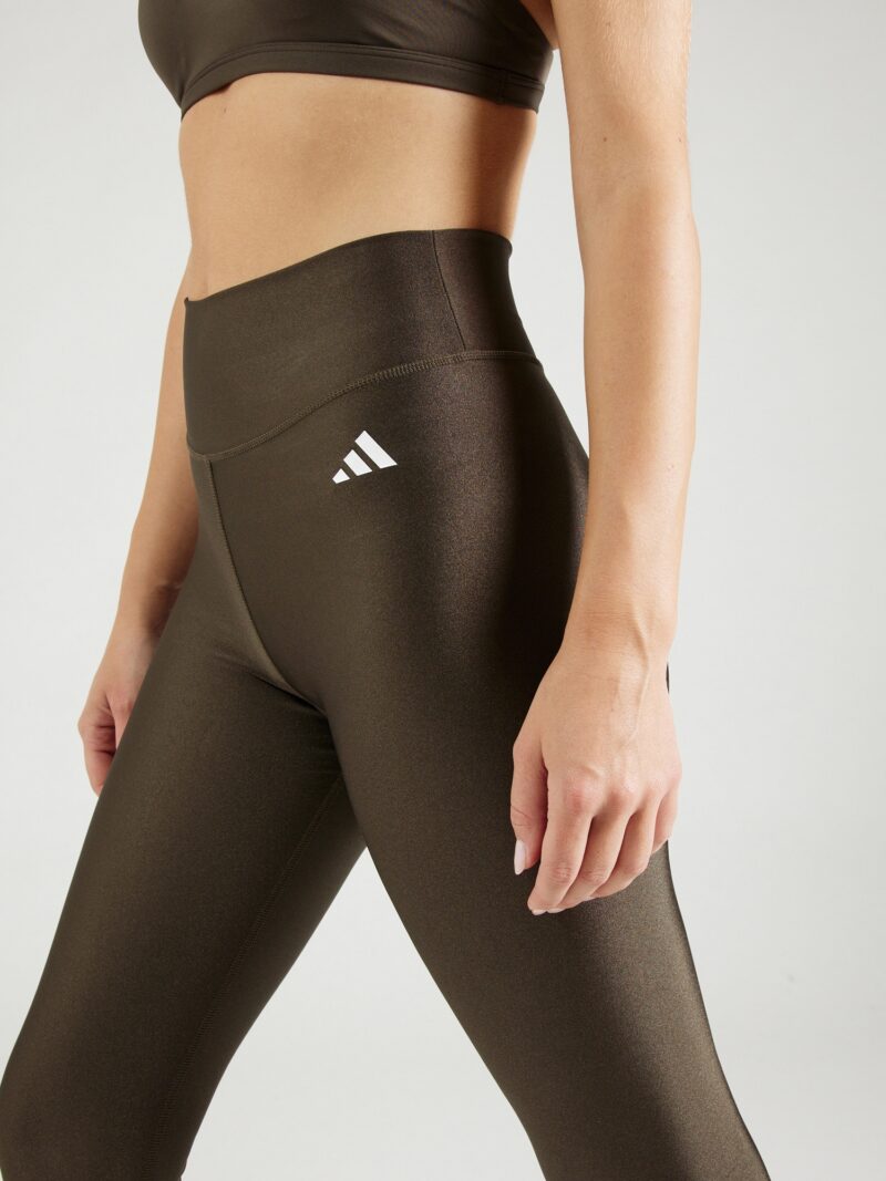 Preţ ADIDAS PERFORMANCE Pantaloni sport 'ESS'  oliv / alb