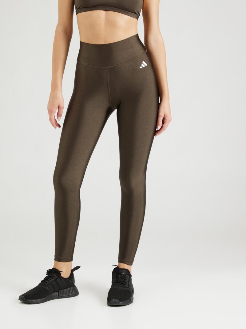 ADIDAS PERFORMANCE Pantaloni sport 'ESS'  oliv / alb