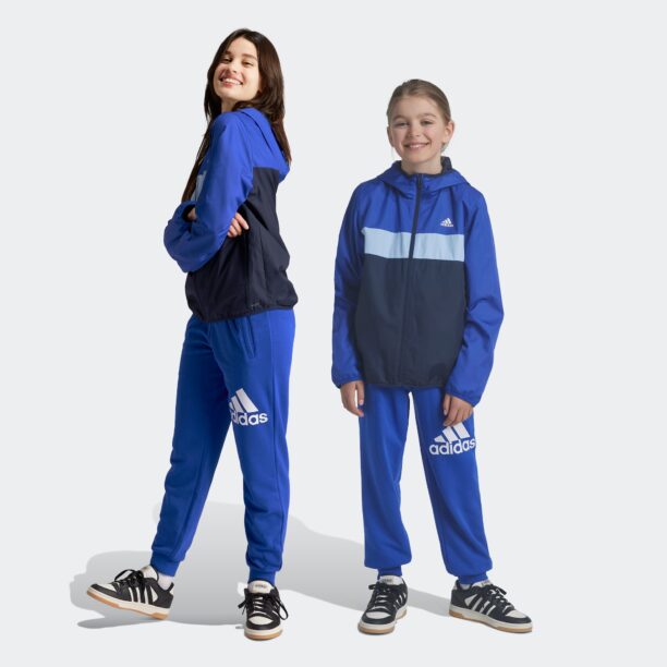 Preţ ADIDAS PERFORMANCE Pantaloni sport 'Essentials'  albastru / alb