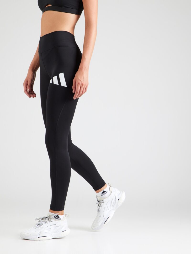 ADIDAS PERFORMANCE Pantaloni sport 'Essentials'  negru / alb