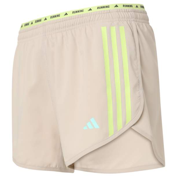 ADIDAS PERFORMANCE Pantaloni sport 'Own the Run'  bej / albastru aqua / galben citron preţ