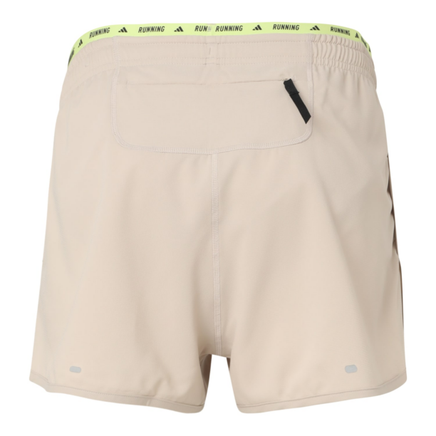 ADIDAS PERFORMANCE Pantaloni sport 'Own the Run'  bej / albastru aqua / galben citron