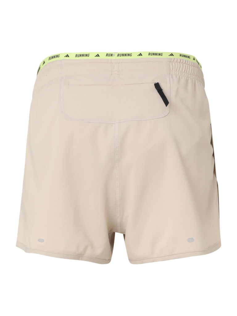 ADIDAS PERFORMANCE Pantaloni sport 'Own the Run'  bej / albastru aqua / galben citron