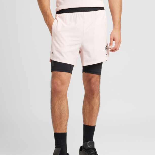 ADIDAS PERFORMANCE Pantaloni sport 'Power'  roz pastel / negru