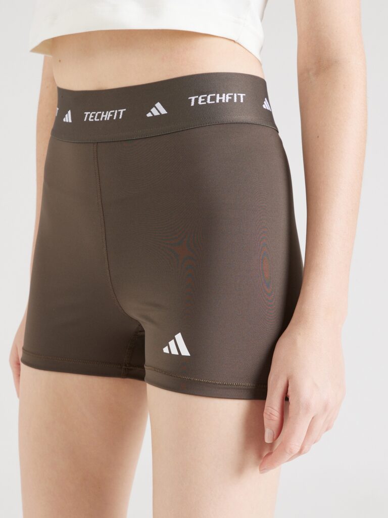 Preţ ADIDAS PERFORMANCE Pantaloni sport  ciocolatiu / alb murdar