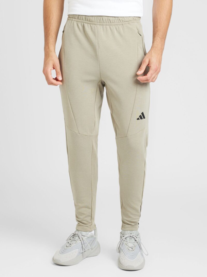 Cumpăra ADIDAS PERFORMANCE Pantaloni sport  grej / negru