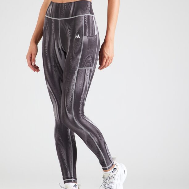 ADIDAS PERFORMANCE Pantaloni sport  gri / gri închis / negru