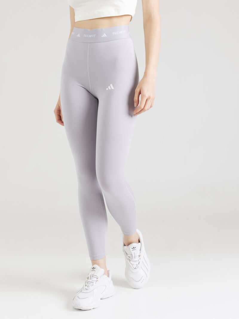 ADIDAS PERFORMANCE Pantaloni sport  mov pastel / alb