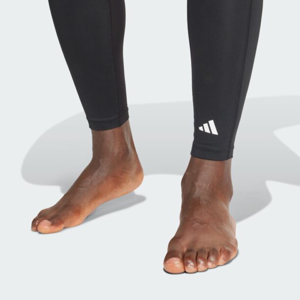 ADIDAS PERFORMANCE Pantaloni sport  negru / alb murdar