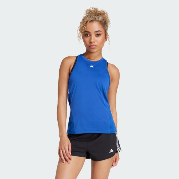 ADIDAS PERFORMANCE Sport top ' Designed For Training'  albastru regal / alb