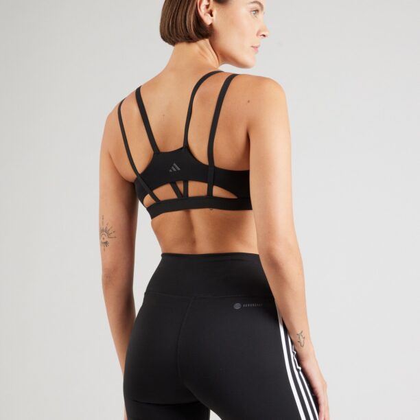 ADIDAS PERFORMANCE Sutien sport 'ALL ME LUXE LS'  negru preţ