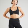 ADIDAS PERFORMANCE Sutien sport 'ALL ME LUXE LS'  negru