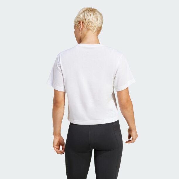 ADIDAS PERFORMANCE Tricou funcțional 'Essentials'  negru / alb preţ