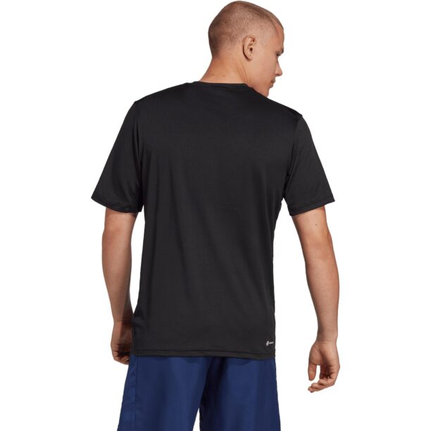 ADIDAS PERFORMANCE Tricou funcțional 'Essentials'  negru / alb preţ