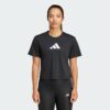 ADIDAS PERFORMANCE Tricou funcțional 'Essentials'  negru / alb