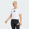 ADIDAS PERFORMANCE Tricou funcțional 'Essentials'  negru / alb