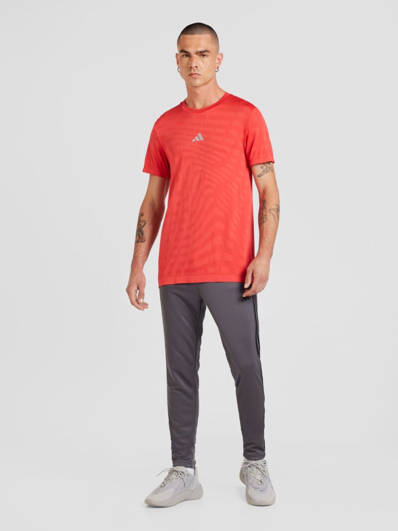 Cumpăra ADIDAS PERFORMANCE Tricou funcțional 'GYM+'  gri deschis / roșu intens