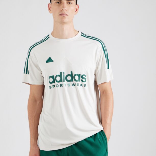 ADIDAS PERFORMANCE Tricou funcțional 'Tiro'  ecru / verde smarald