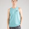 ADIDAS PERFORMANCE Tricou funcțional 'Train Essentials Feelready'  albastru deschis / negru