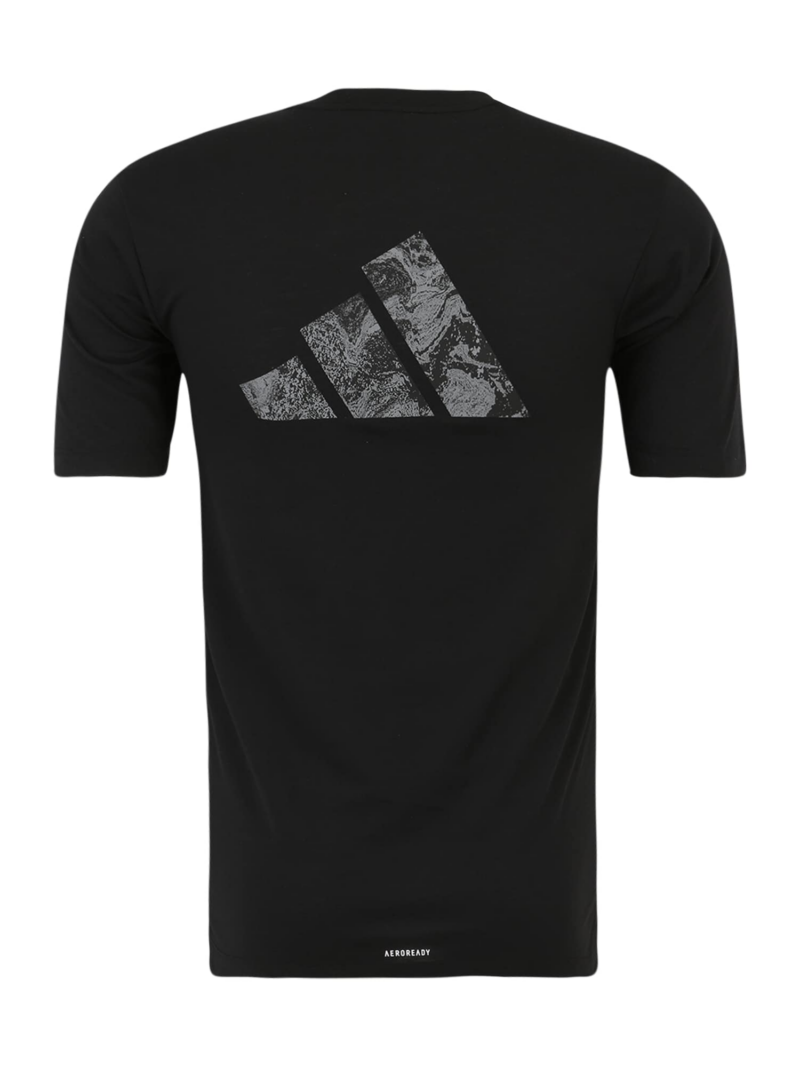 ADIDAS PERFORMANCE Tricou funcțional  negru / alb