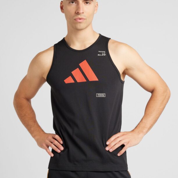 ADIDAS PERFORMANCE Tricou funcțional  portocaliu închis / negru / alb preţ