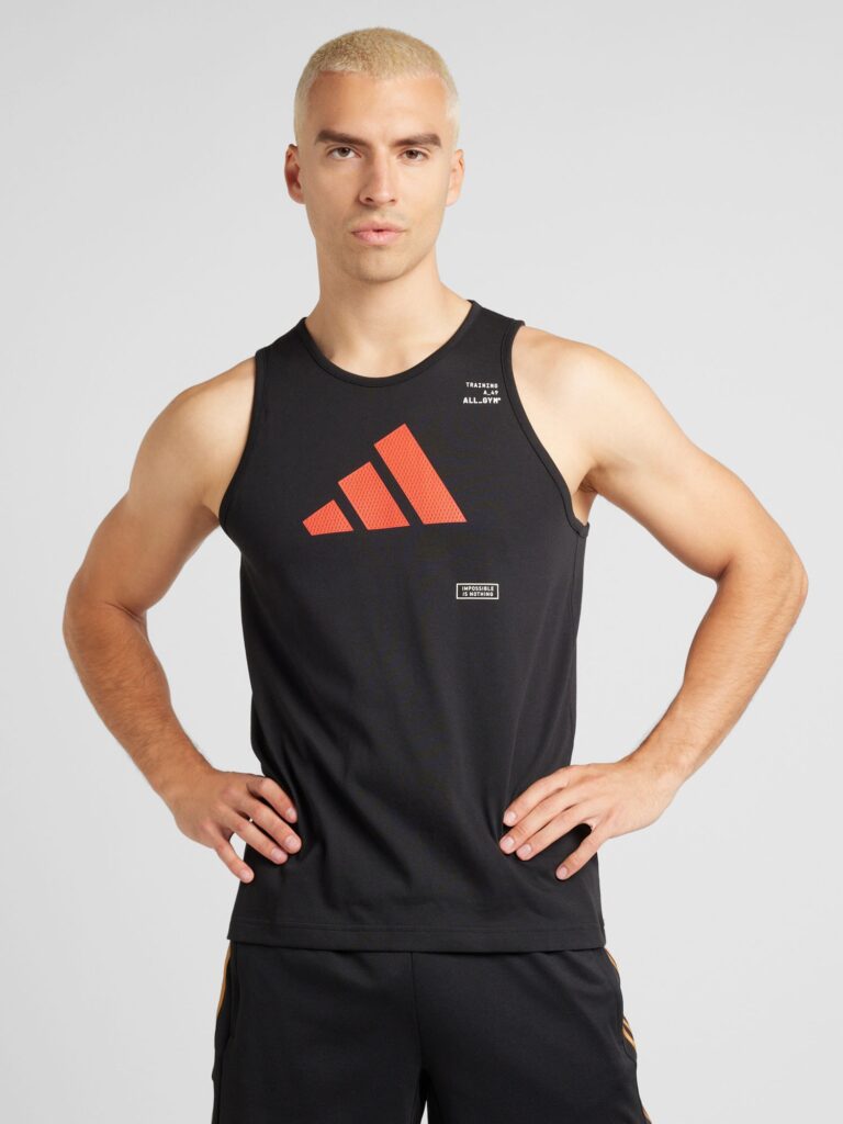 ADIDAS PERFORMANCE Tricou funcțional  portocaliu închis / negru / alb preţ