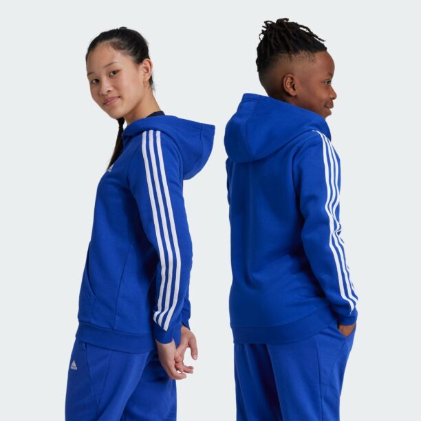 ADIDAS SPORTSWEAR Bluză cu fermoar sport 'Essentials'  albastru / alb preţ