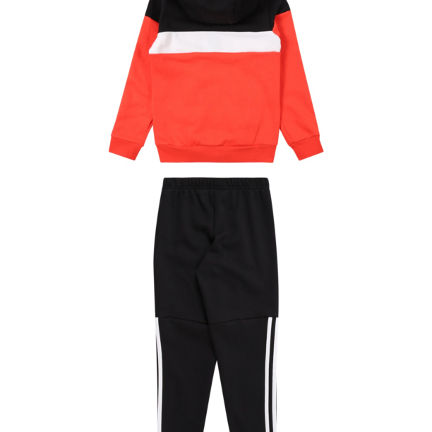 ADIDAS SPORTSWEAR Costum de trening  roșu neon / negru / alb