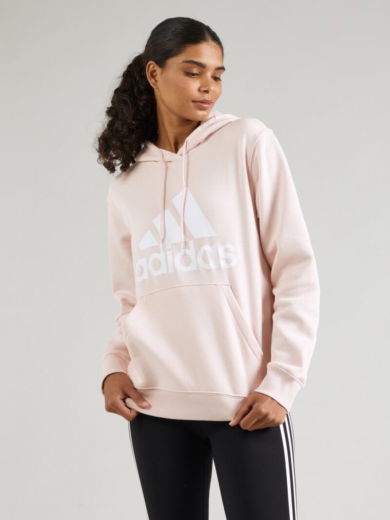 ADIDAS SPORTSWEAR Hanorac sport 'Essentials'  rosé / alb