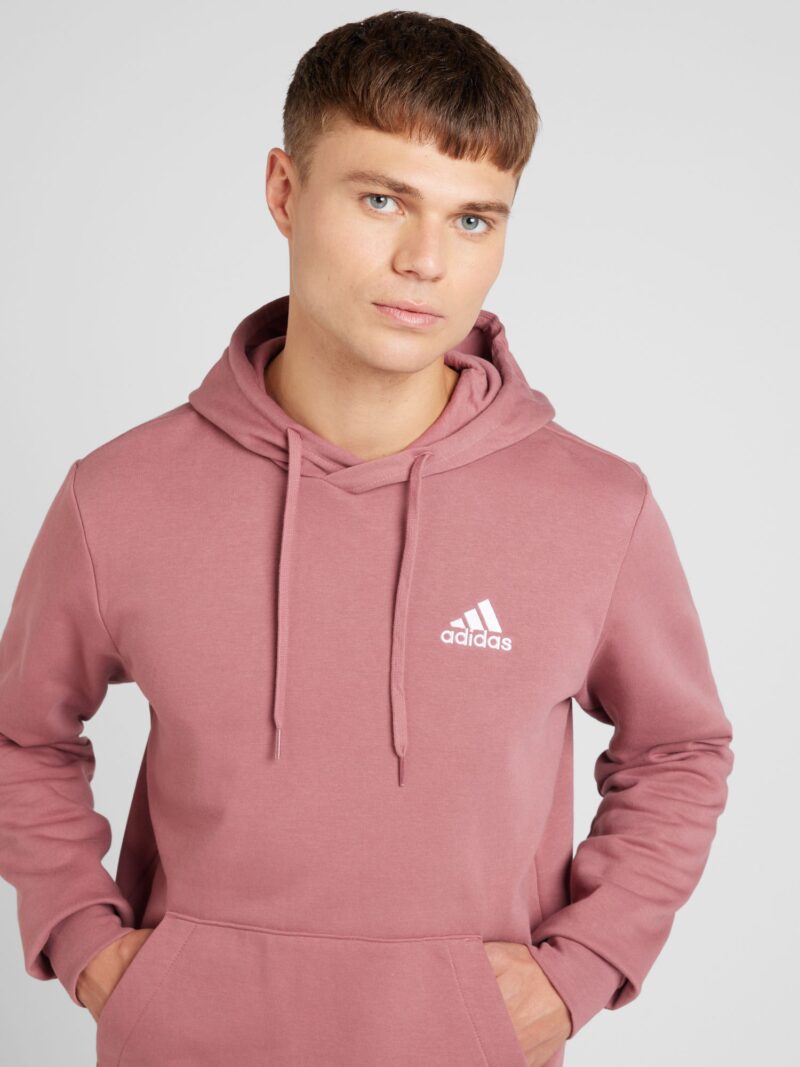 ADIDAS SPORTSWEAR Hanorac sport 'Essentials'  roșu deschis / alb preţ