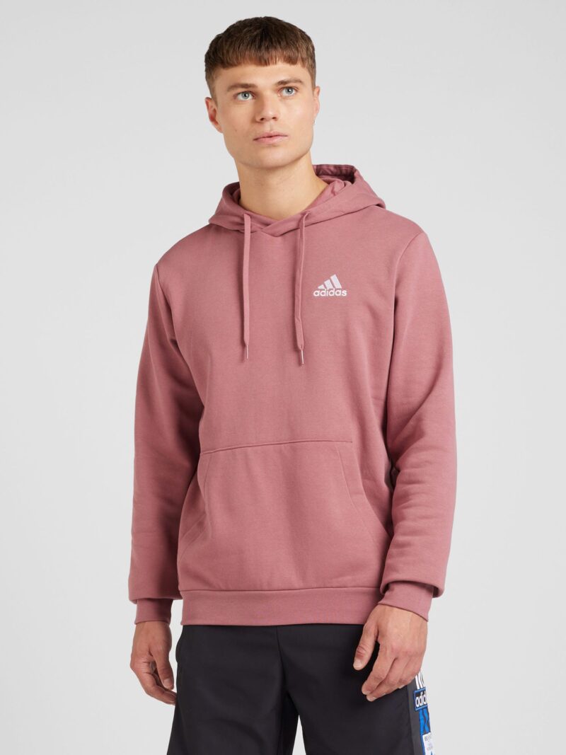 Preţ ADIDAS SPORTSWEAR Hanorac sport 'Essentials'  roșu deschis / alb