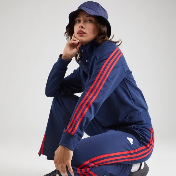 Cumpăra ADIDAS SPORTSWEAR Hanorac sport 'ICONIC'  bleumarin / roșu / alb