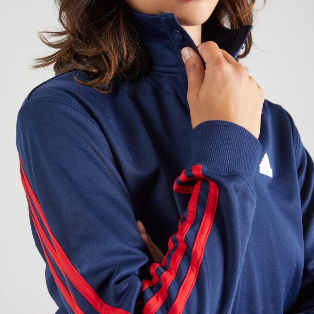 Preţ ADIDAS SPORTSWEAR Hanorac sport 'ICONIC'  bleumarin / roșu / alb