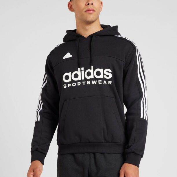 ADIDAS SPORTSWEAR Hanorac sport 'TIRO'  negru / alb preţ