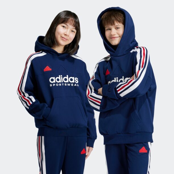 ADIDAS SPORTSWEAR Hanorac sport  bleumarin / roșu / alb preţ