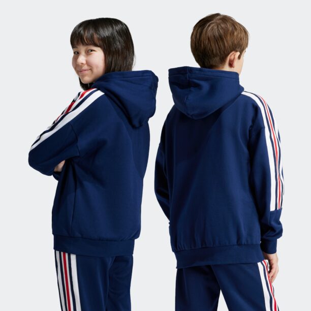 ADIDAS SPORTSWEAR Hanorac sport  bleumarin / roșu / alb