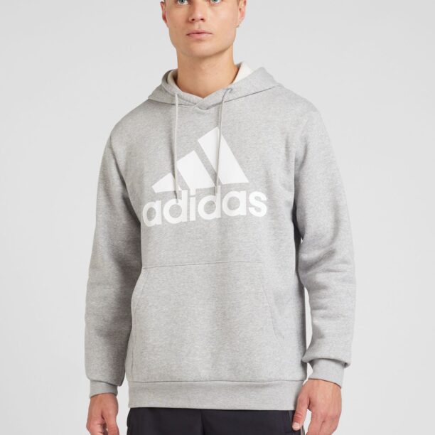 ADIDAS SPORTSWEAR Hanorac sport  gri / alb preţ