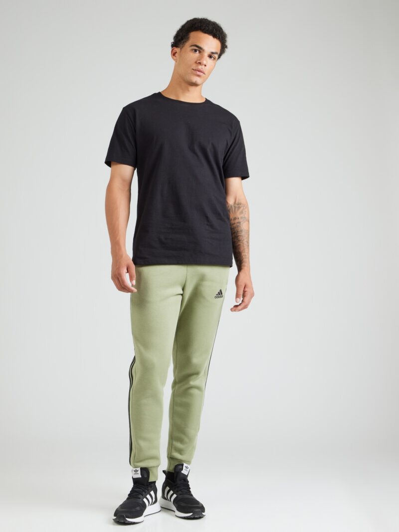 Cumpăra ADIDAS SPORTSWEAR Pantaloni sport 'Essential'  verde / negru