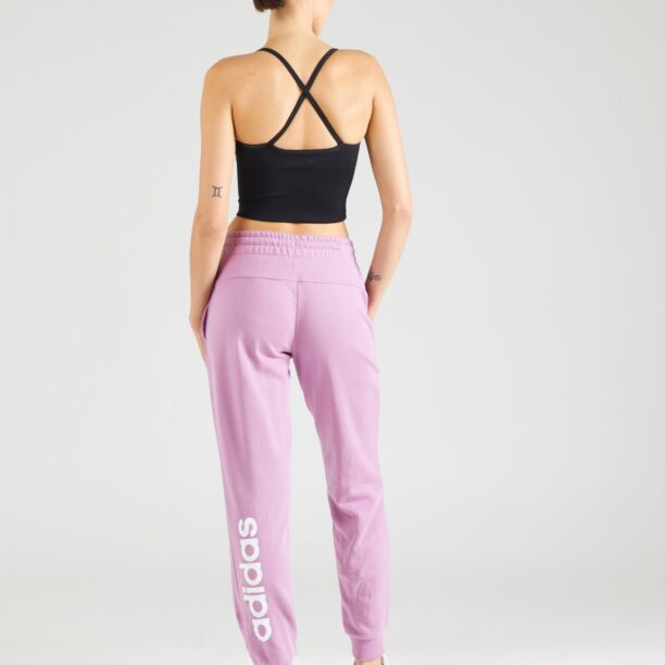 ADIDAS SPORTSWEAR Pantaloni sport 'Essentials'  mov prună / alb preţ