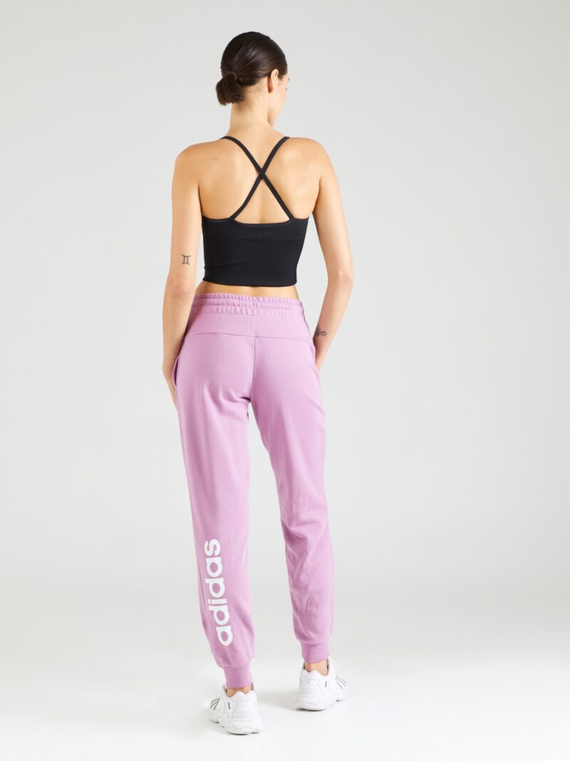 ADIDAS SPORTSWEAR Pantaloni sport 'Essentials'  mov prună / alb preţ