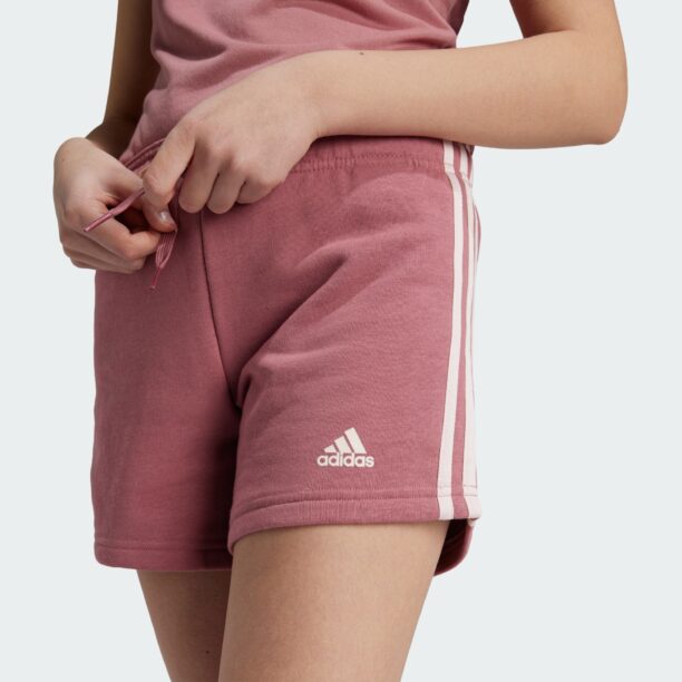 Cumpăra ADIDAS SPORTSWEAR Pantaloni sport 'Essentials'  roșu burgundy / alb