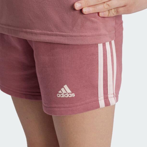 Preţ ADIDAS SPORTSWEAR Pantaloni sport 'Essentials'  roșu burgundy / alb