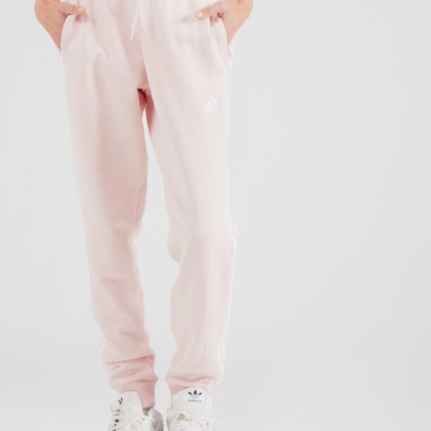 ADIDAS SPORTSWEAR Pantaloni sport 'Essentials'  roz pastel / alb