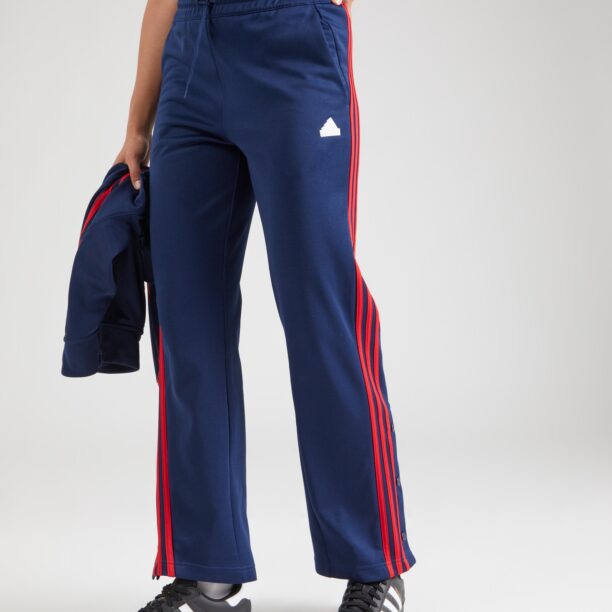 ADIDAS SPORTSWEAR Pantaloni sport 'Iconic'  albastru / roșu / alb